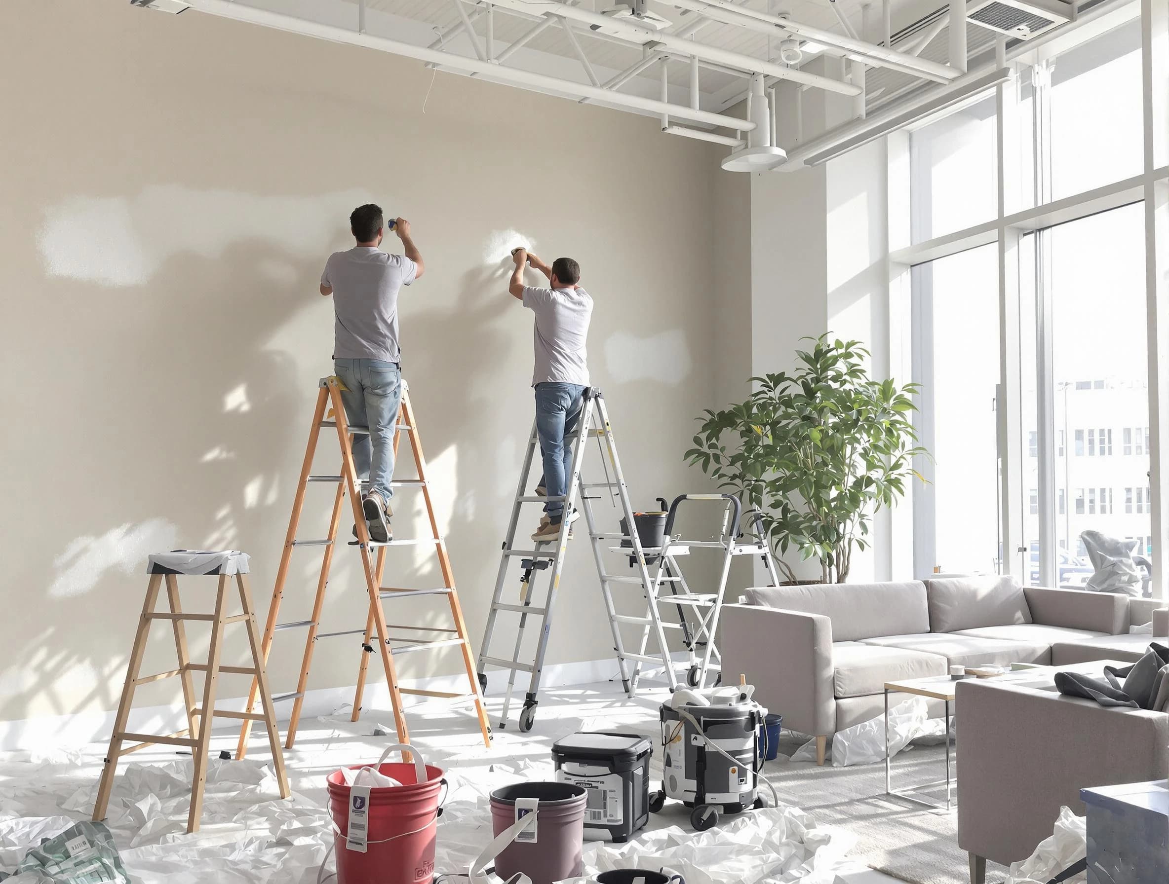 Westlake House Painters delivering commercial painting services in Westlake, OH