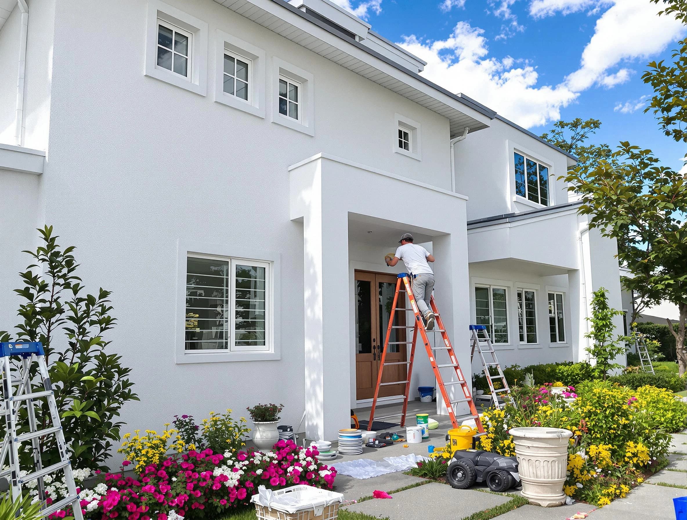 Westlake House Painters team delivering a fresh exterior coat in Westlake, OH